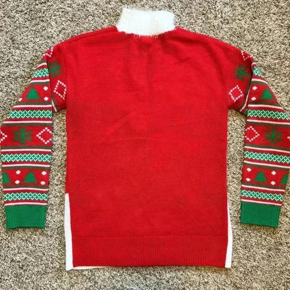 Planet Gold Women’s Long Sleeve Christmas Sweater Size Medium - Picture 7 of 7